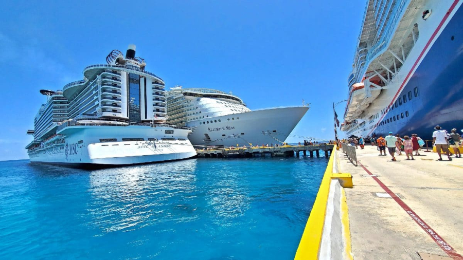 Three-cruise-ships-in-port-MSC-Royal-Caribbean-Carnival.jpg