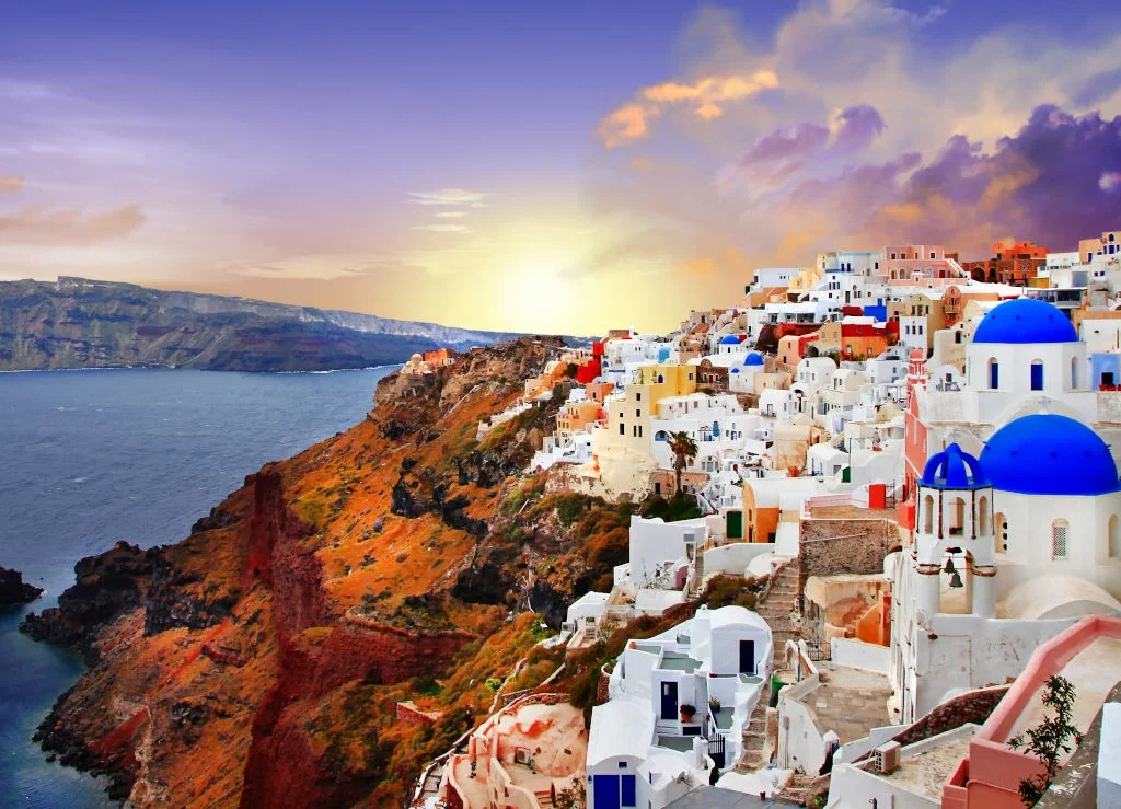 Sunset in Santorini