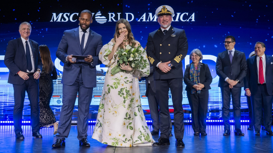 MSC-World-America-Naming-Ceremony-Everson-Bevelle-Cruise-Director-Godmother-Drew-Barrymore-and-Maste.jpeg
